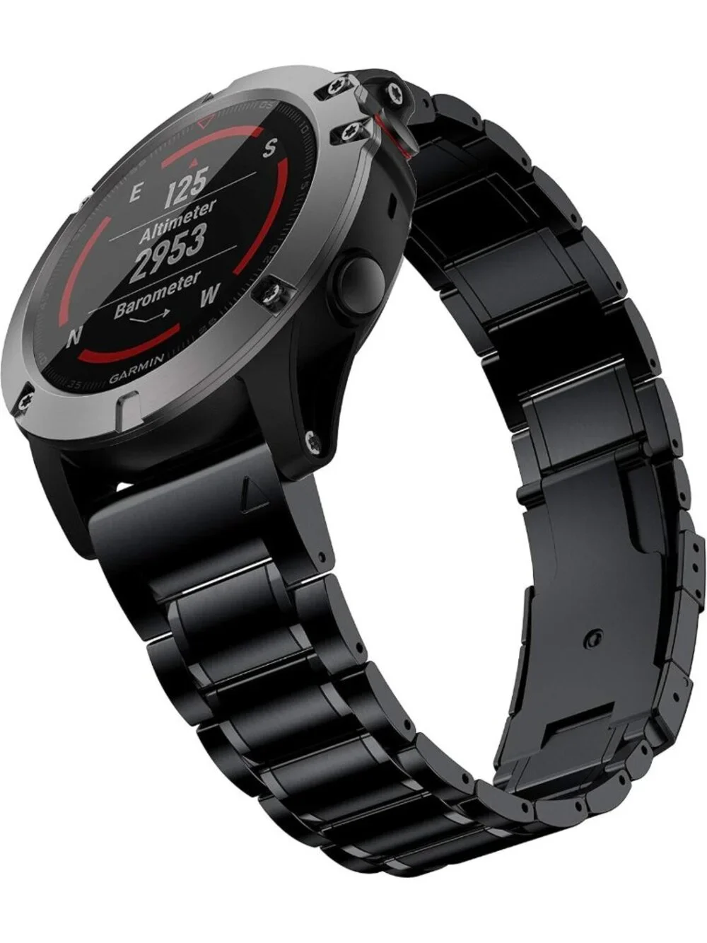 Durable Titanium 22mm & 26mm Quick Release Watch Bands for Fenix & Forerunner